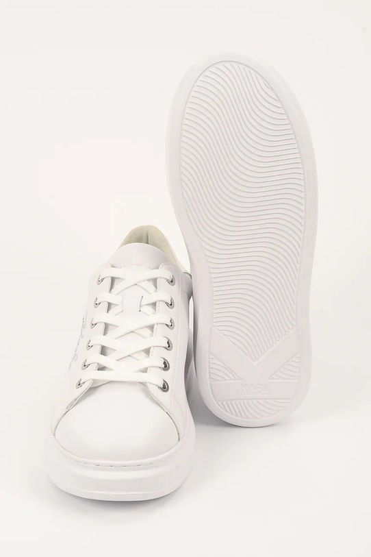 Karl Lagerfeld sneakersy skórzane KAPRI KL62518.01S biały