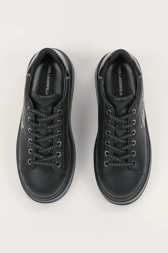 Karl Lagerfeld sneakersy skórzane ANAKAPRI czarny KL63513.000