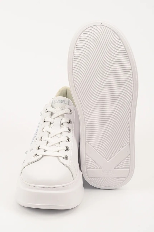 Karl Lagerfeld sneakersy skórzane ANAKAPRI KL63528.01S biały