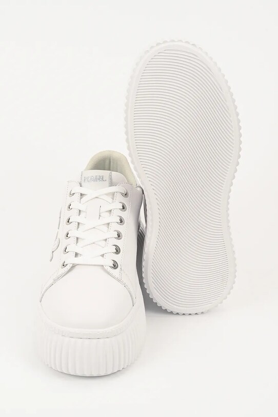 Kožené tenisky Karl Lagerfeld KREEPER LO KL42311A.01S bílá