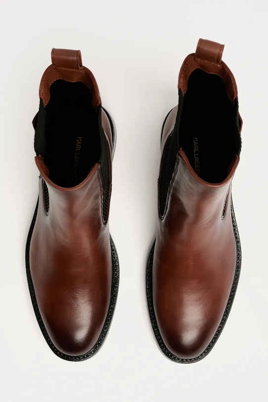 Karl Lagerfeld cizme BLAKE maro KL41460.033