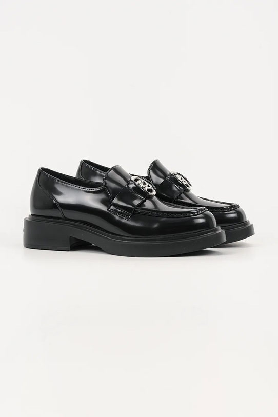 Karl Lagerfeld bőr mokaszin MACIE KL41217.000 fekete AW25