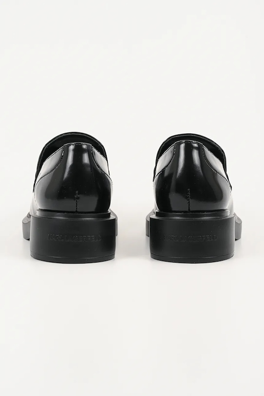 Încălțăminte Karl Lagerfeld mocasini de piele MACIE KL41217.000 negru