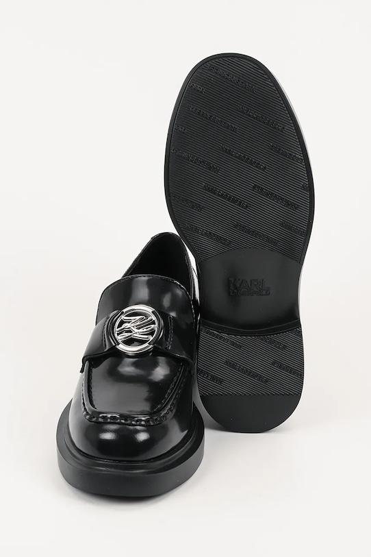Karl Lagerfeld mocasini de piele MACIE KL41217.000 negru