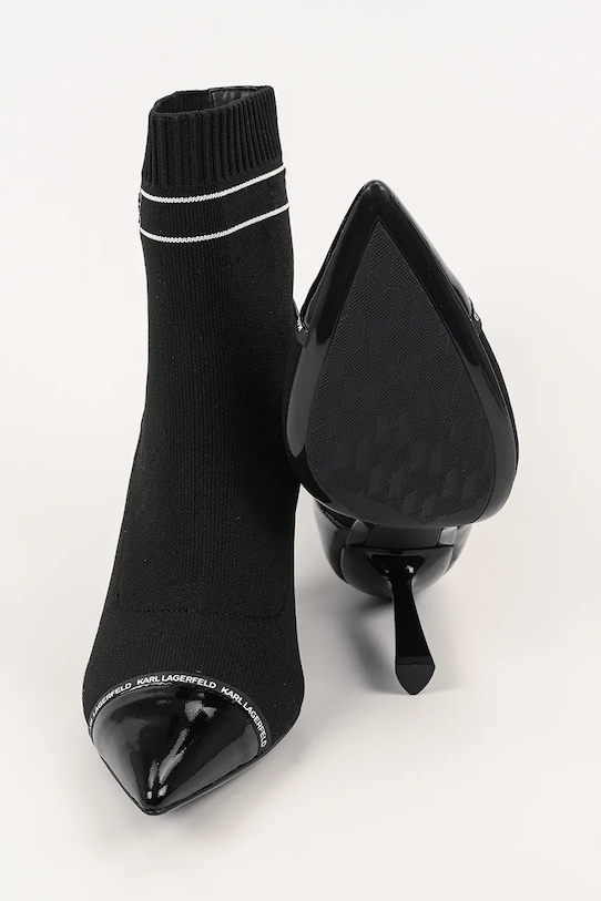 Karl Lagerfeld botine PANDARA KL31357.K00 negru