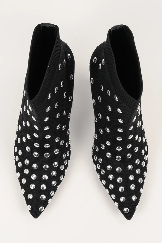 Karl Lagerfeld bokacsizma PANDARA fekete KL31367.K0S