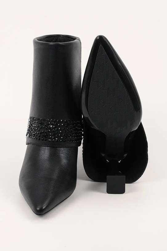 Karl Lagerfeld botki zamszowe DEBUT II KL32043.000 czarny