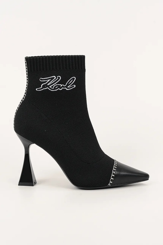 Karl Lagerfeld bokacsizma DEBUT II magas fekete KL32062.K00