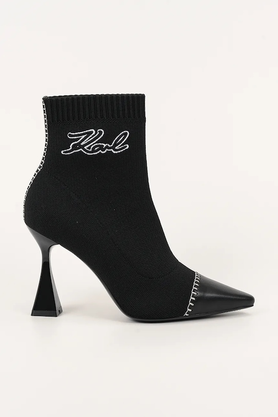 Karl Lagerfeld botine DEBUT II 5-8 cm negru KL32062.K00