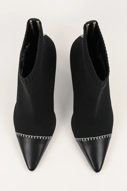 Karl Lagerfeld bokacsizma DEBUT II fekete KL32062.K00
