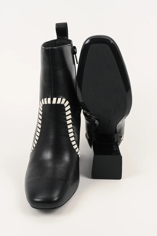 Karl Lagerfeld botki skórzane ASTRA NOVA KL33142.000 czarny