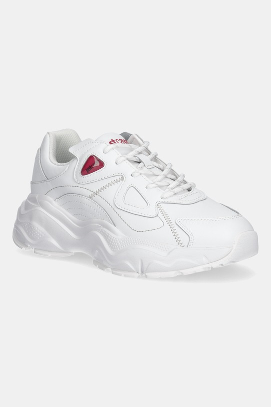 Δερμάτινα αθλητικά παπούτσια Just Cavalli συνθετικό λευκό 79RA3SL1ZPB48003