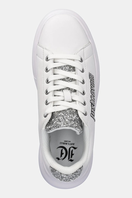 Just Cavalli sneakersy skórzane biały 79RA3SB3ZPB46003