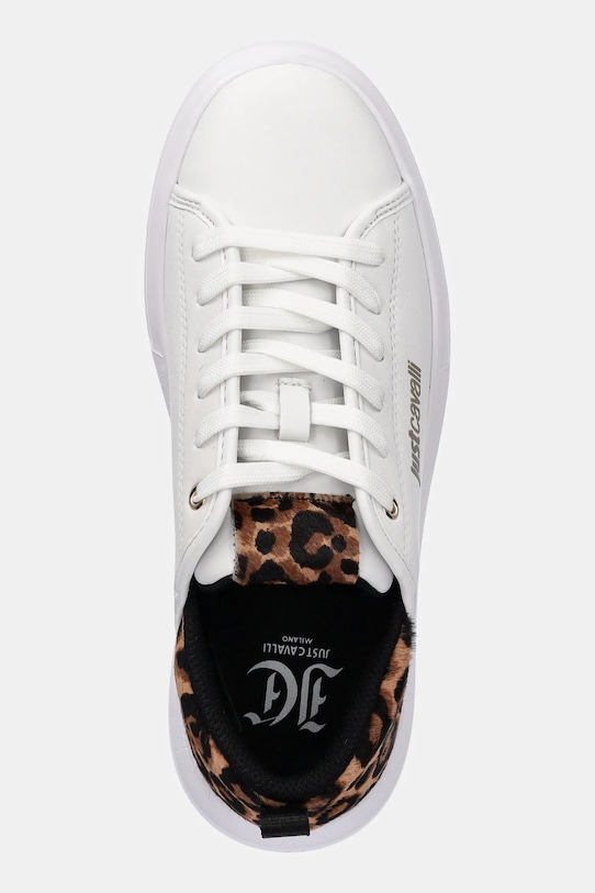 Just Cavalli sneakersy skórzane biały 79RA3SB7ZPB58003