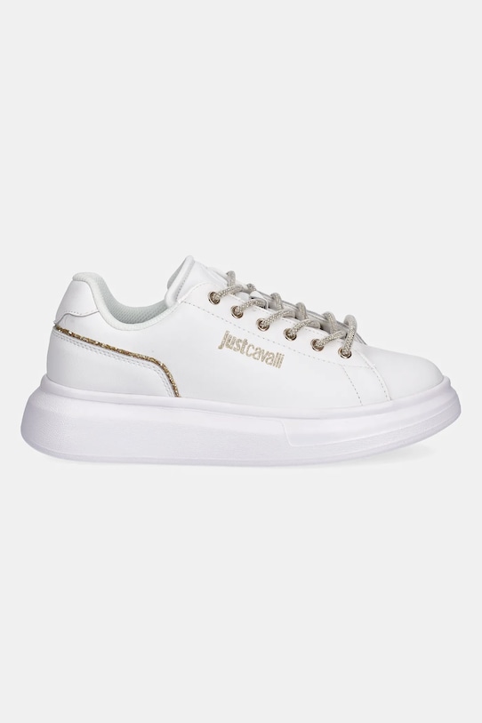 Just Cavalli sneakersy skórzane 79RA3SB1ZPB59003 biały AW25