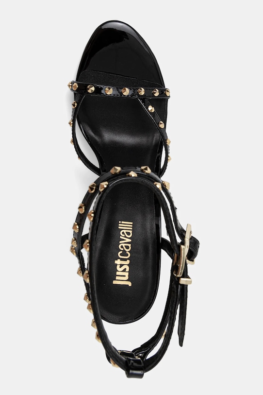 Πέδιλα Just Cavalli μαύρο 79RA3S20ZSD52899