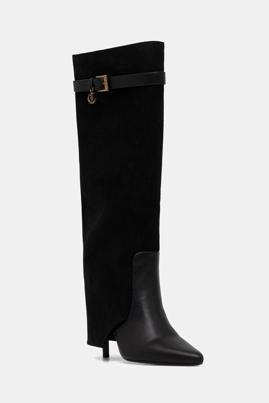 Just Cavalli kozaki imitacja skóry licowej czarny 79RA3S04ZSD51899