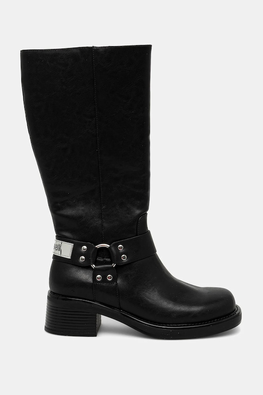 Just Cavalli kozaki 79RA3S90ZSD61899 czarny AW25