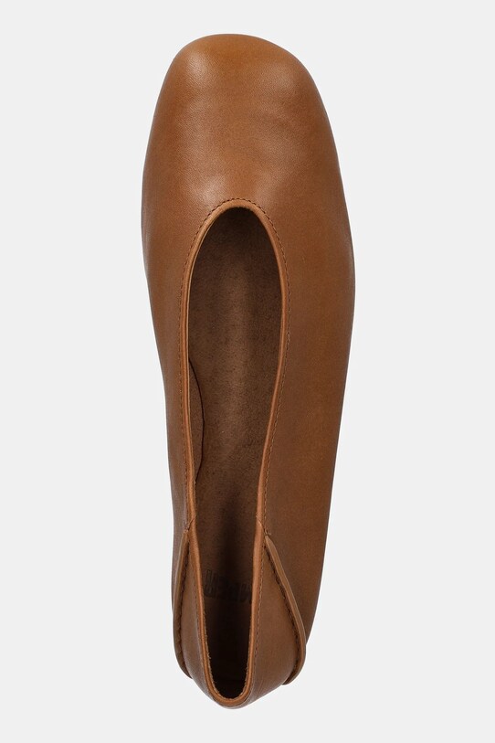 Kožne balerinke Camper Casi Myra smeđa K201253.041