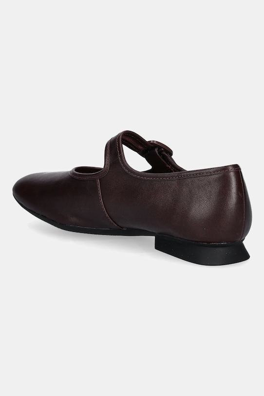 Boty Kožené baleríny Camper Casi Myra K201629.011 burgundské