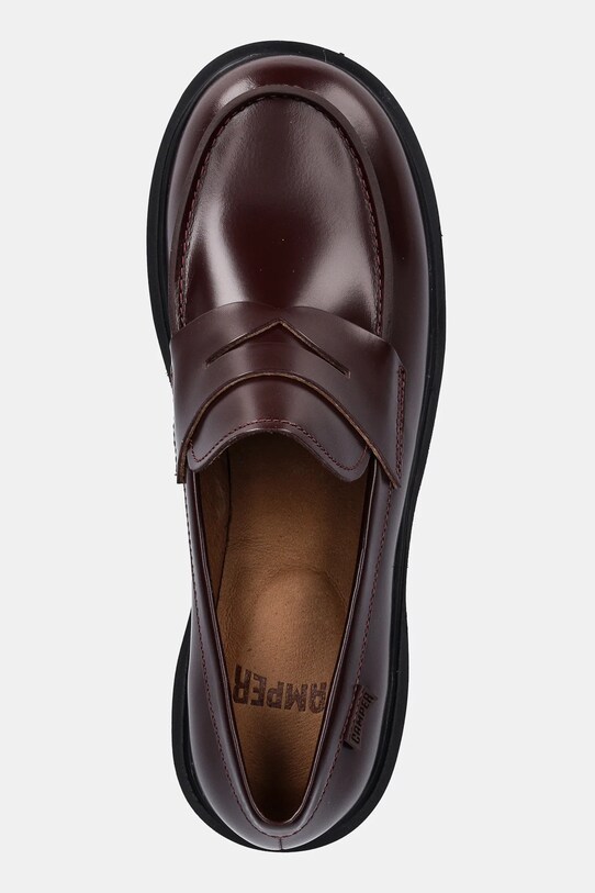 Camper mocasini de piele Milah burgundia K201425.030