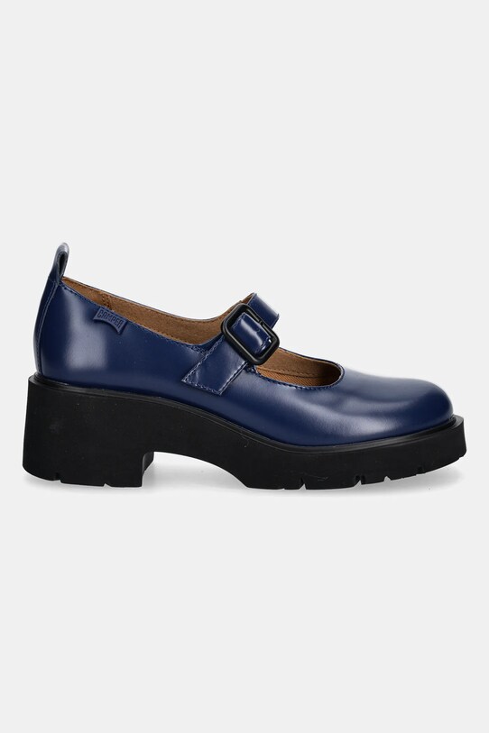 Кожени обувки с дебел ток Camper Milah K201681.006 син AW25
