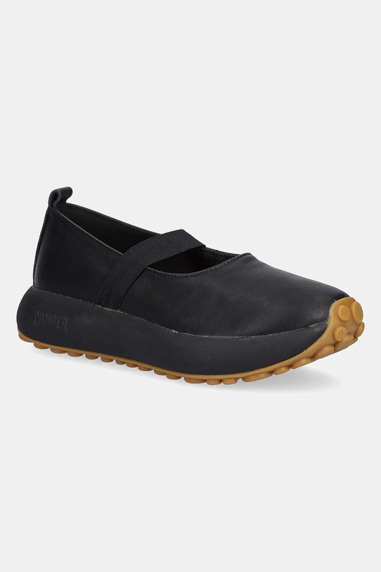 Camper ballerine in pelle Pelotas Athens Planet friendly nero K201821.001