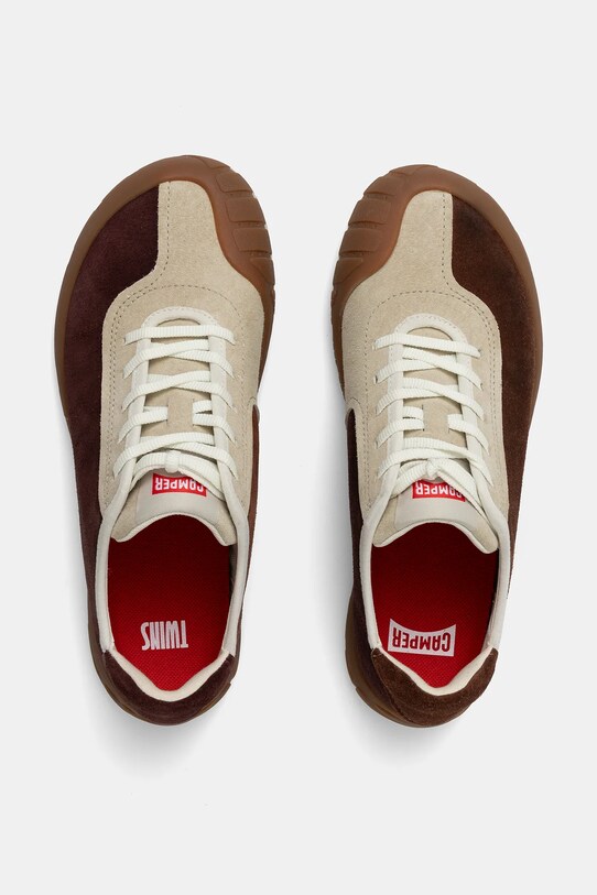 Camper sneakers din piele întoarsă TWS maro K201816.001