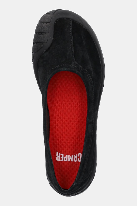 Велурени балеринки Camper Peu Path черен K201852.001