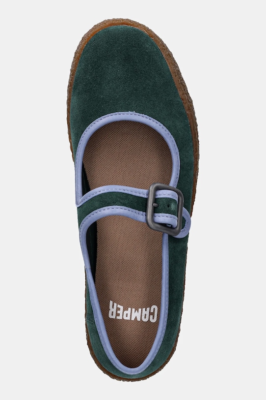 Camper baleriny zamszowe Peu Terreno zielony K201825.002