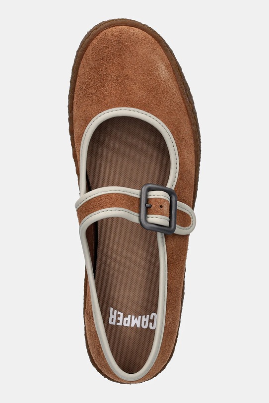 Camper baleriny zamszowe Peu Terreno brązowy K201825.003