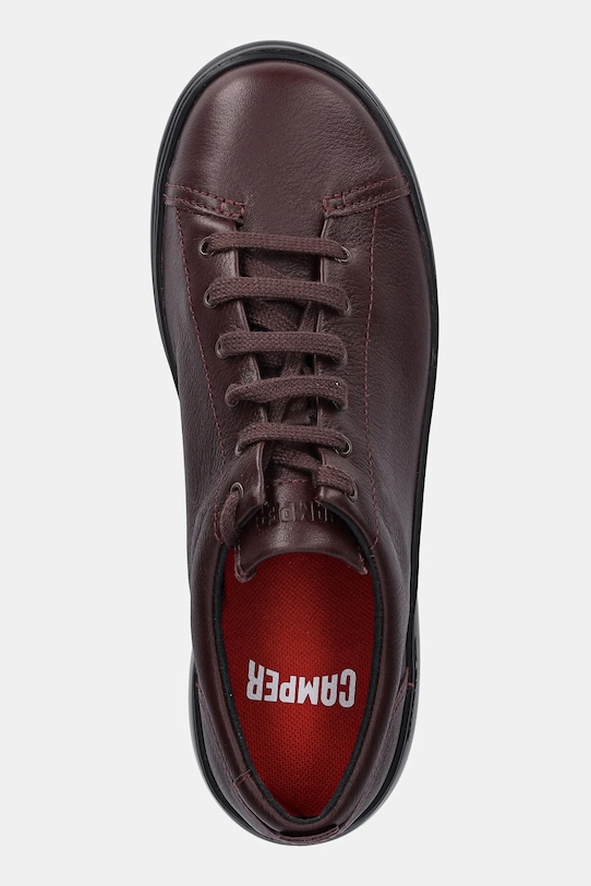 Δερμάτινα αθλητικά παπούτσια Camper Runner Up μπορντό K200508.097