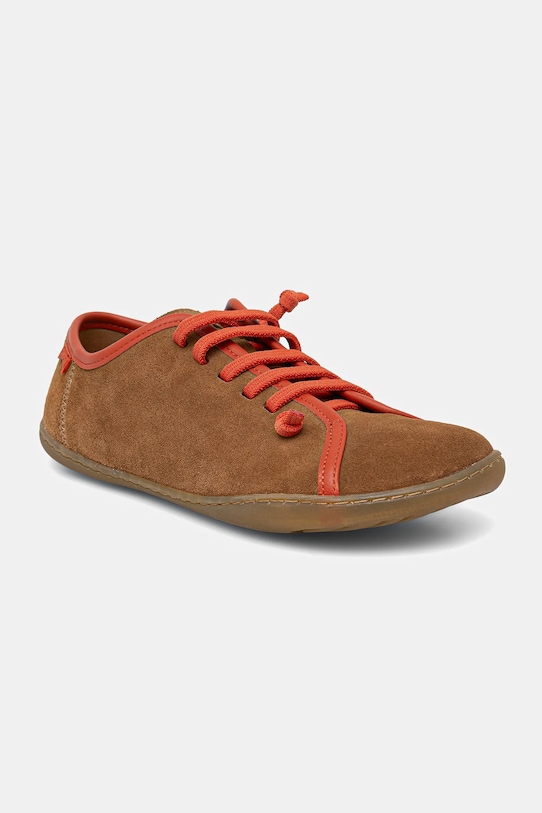 Σουέτ αθλητικά παπούτσια Camper TWS K201830.006 καφέ AW25