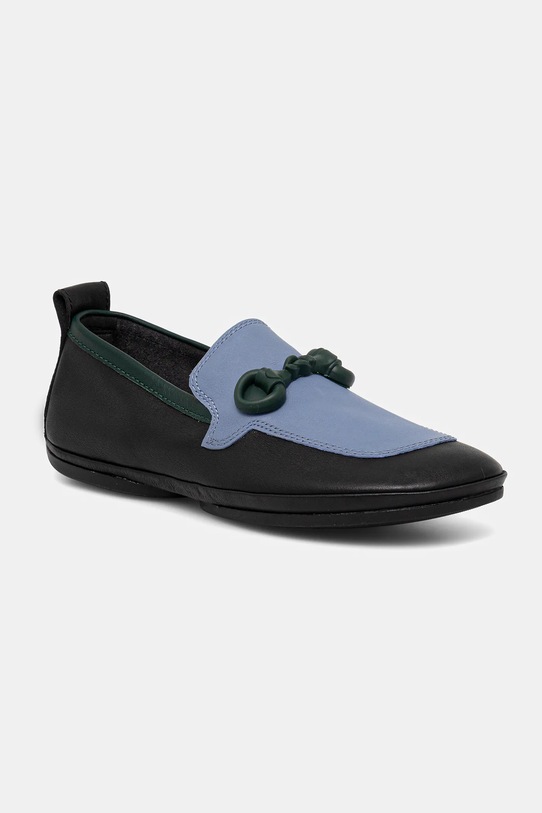 Δερμάτινα μοκασίνια Camper TWS φλατ μαύρο K201833.001