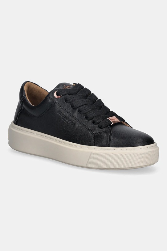 Alexander Smith sneakers London piele negru ALBCLDW8013BLK