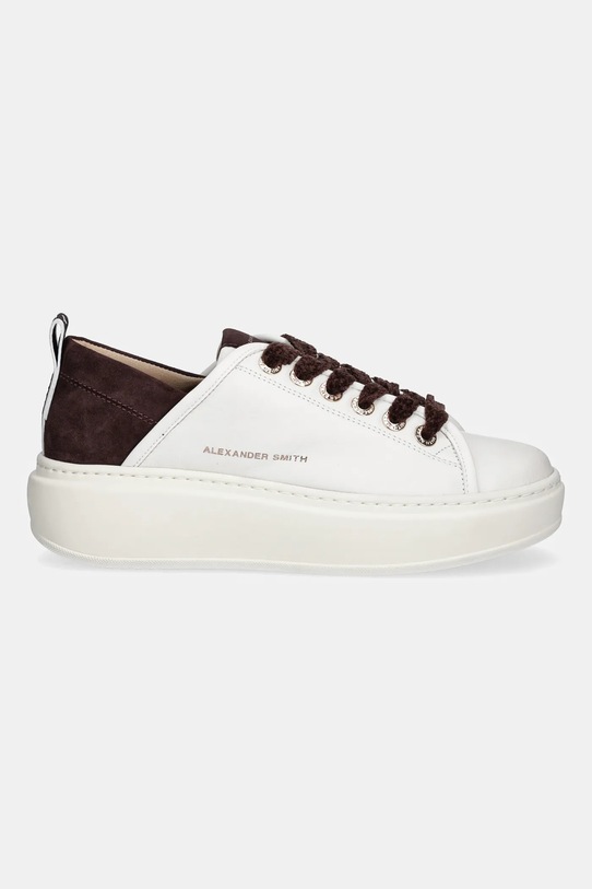 Usnjene superge Alexander Smith Wembley High ASBCWHW0523WDX bela AW25