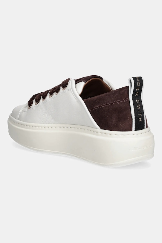 Obuwie Alexander Smith sneakersy skórzane Wembley High ASBCWHW0523WDX biały