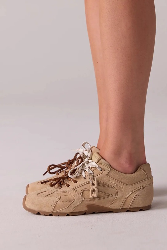 Велурени маратонки Nokwol Atlas Atlas.Beige.Suede