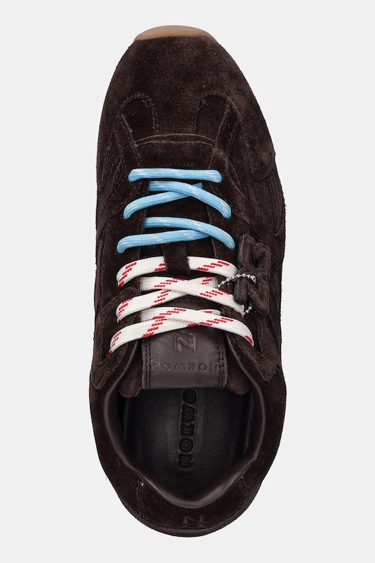 Semišové tenisky Nokwol Atlas hnědá Atlas.Brown.Suede