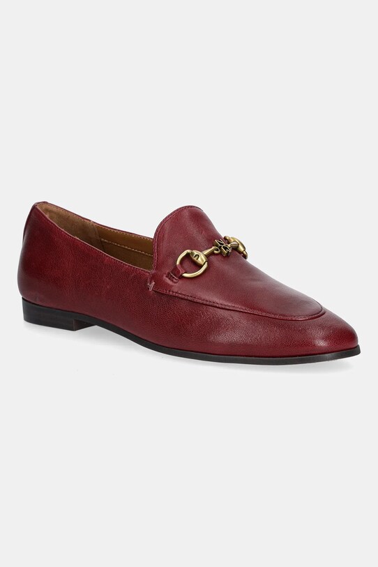 Nokwol mocasini de piele Gate piele burgundia Gale.Burgundy.Leather