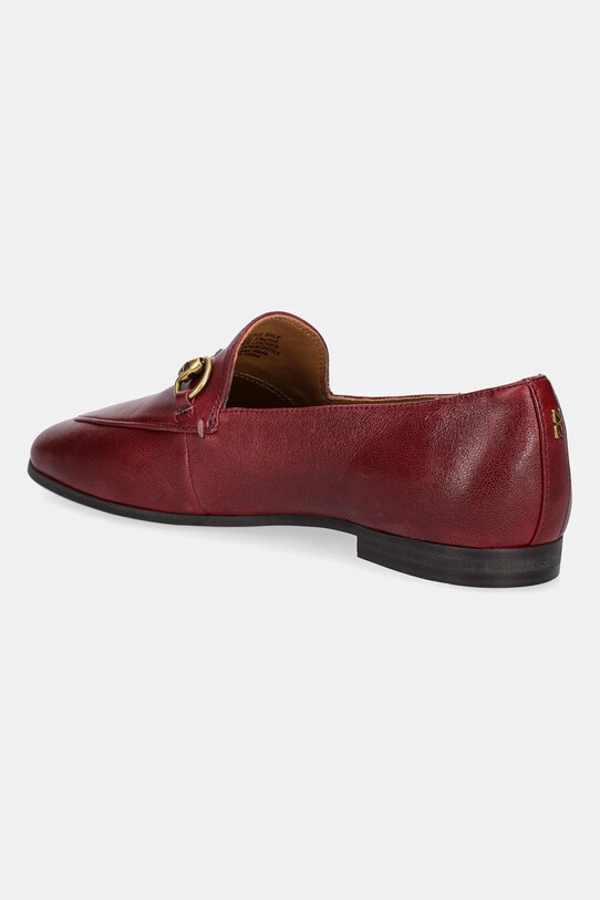 Încălțăminte Nokwol mocasini de piele Gate Gale.Burgundy.Leather burgundia