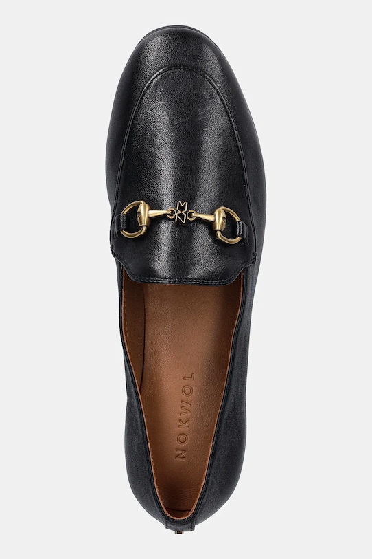 Nokwol mokasyny skórzane Gate czarny Gale.Black.Leather