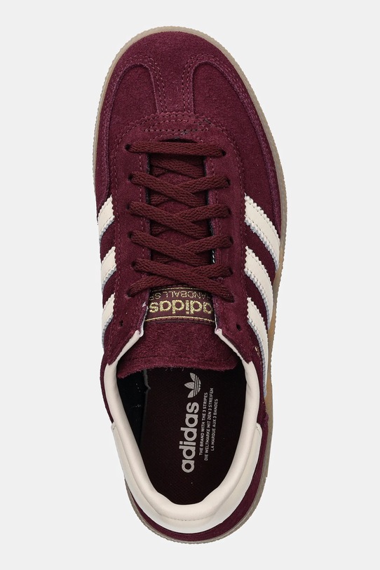 Semišové tenisky adidas Originals Handball Spezial burgundské JP8726