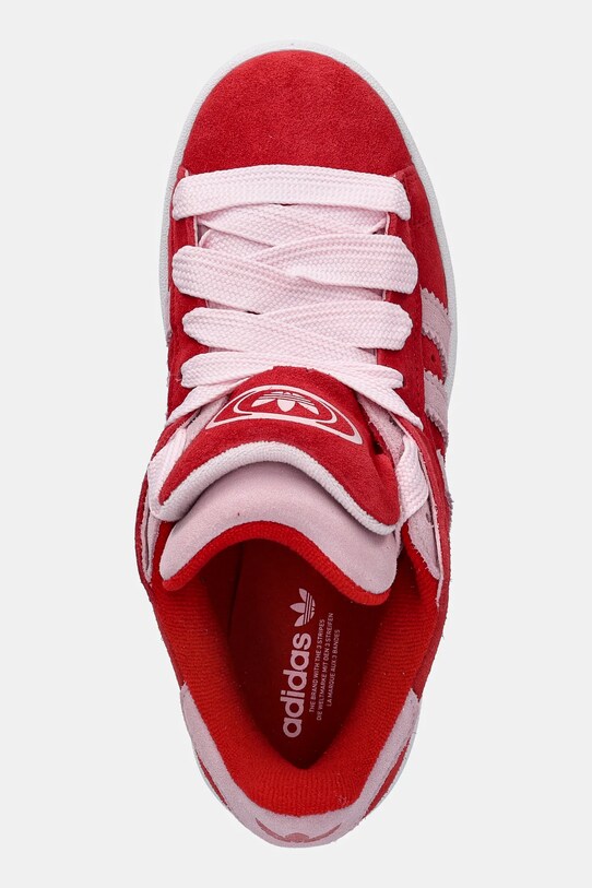 adidas Originals sneakers din piele întoarsă Campus 00S Double rosu JQ5743