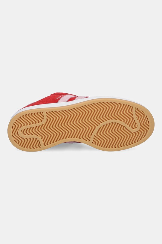 adidas Originals sneakers din piele întoarsă Campus 00S Double JQ5743 rosu