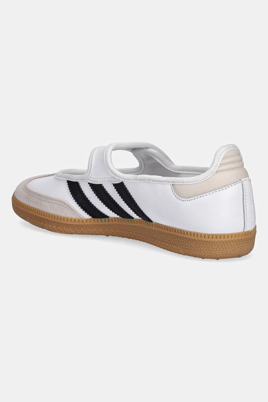 Boty Kožené baleríny adidas Originals Samba Jane JR1402 bílá