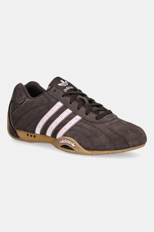 adidas Originals bőr sportcipő Adiracer LO velúr bőr barna JR8867