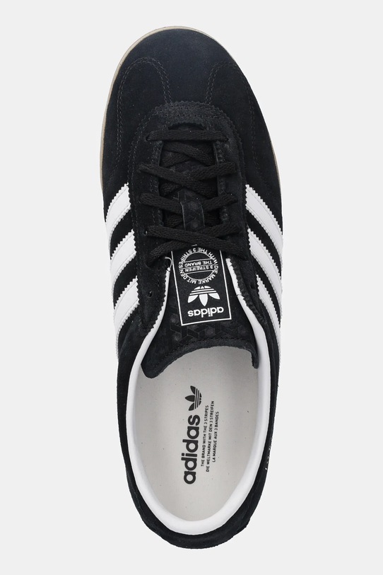 Велурени маратонки adidas Originals Gazelle Lo Pro черен JR8886