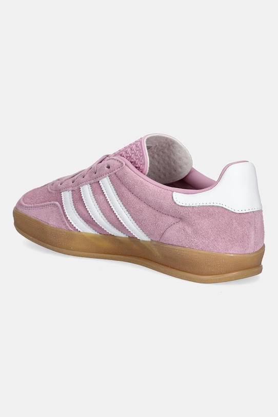 Boty Semišové tenisky adidas Originals Gazelle Indoor JS1395 fialová
