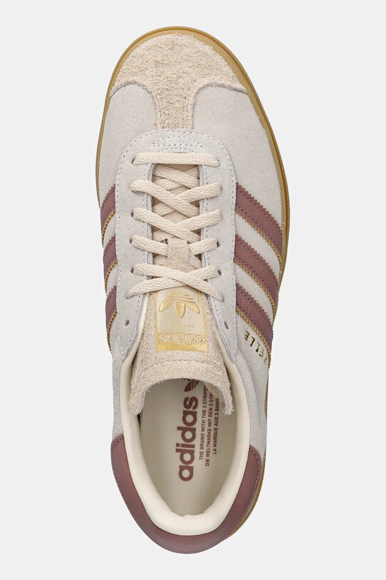adidas Originals velúr sportcipő Gazelle Bold bézs JS3893